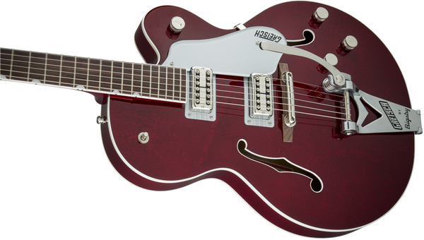Gretsch G6119T Players Edition Tennessee Rose with String-Thru Bigsby Filter'Tron Pickups Dark Cherry Stain