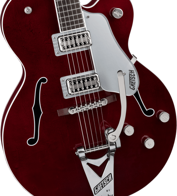 Gretsch G6119T-ET Players Edition Tennessee Rose Electrotone Hollow Body with String-Thru Bigsby Rosewood Fingerboard Dark Cherry Stain