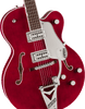 Gretsch Tennessean Hollow Body with String-Thru Bigsby and Nickel Hardware - Deep Cherry Stain - 4
