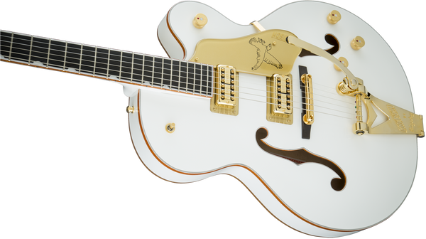 Gretsch G6136T-WHT Players Edition Falcon with String-Thru Bigsby Filter'Tron Pickups White