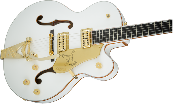 Gretsch G6136T-WHT Players Edition Falcon with String-Thru Bigsby Filter'Tron Pickups White