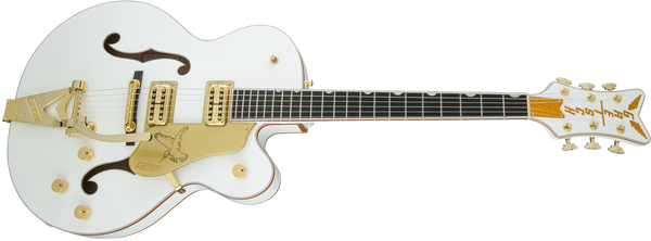 Gretsch G6136T-WHT Players Edition Falcon with String-Thru Bigsby Filter'Tron Pickups White