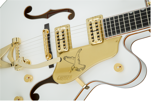 Gretsch G6136T-WHT Players Edition Falcon with String-Thru Bigsby Filter'Tron Pickups White