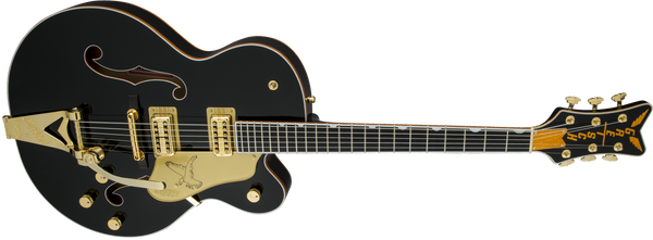 Gretsch G6136T-BLK Players Edition Falcon with String-Thru Bigsby Filter'Tron Pickups Black