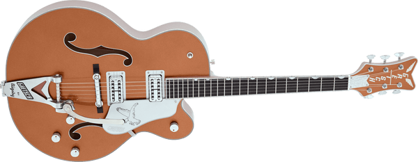 Gretsch G6136T Limited Edition Falcon with Bigsby Ebony Fingerboard Two-Tone Copper/Sahara Metallic