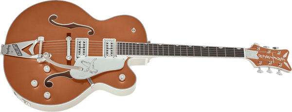 Gretsch G6136T Limited Edition Falcon with Bigsby Ebony Fingerboard Two-Tone Copper/Sahara Metallic