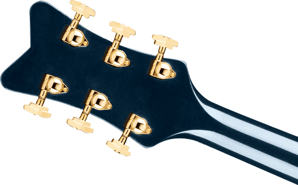 Gretsch G6136TG Players Edition Falcon Hollow Body with String-Thru Bigsby and Gold Hardware Ebony Fingerboard Midnight Sapphire