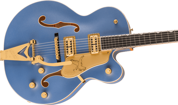 Gretsch Falcon Hollow Body with String-Thru Bigsby - Cerulean Smoke - 4