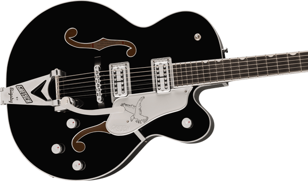 Gretsch Falcon Hollow Body with String-Thru Bigsby - Black - 5
