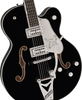 Gretsch Falcon Hollow Body with String-Thru Bigsby - Black - 4