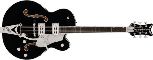 Gretsch Falcon Hollow Body with String-Thru Bigsby - Black - 2