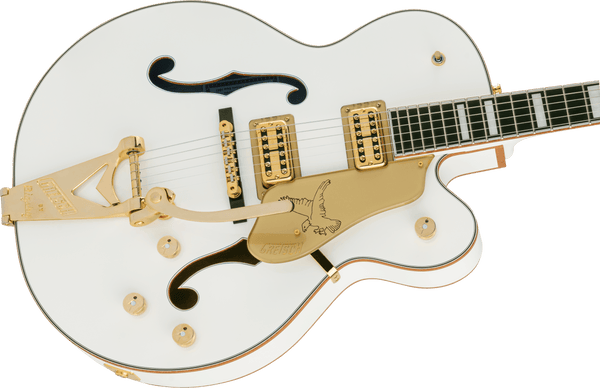 Gretsch G6136T-MGC Michael Guy Chislett Signature Falcon with Bigsby Ebony Fingerboard Vintage White