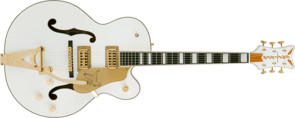 Gretsch G6136T-MGC Michael Guy Chislett Signature Falcon with Bigsby Ebony Fingerboard Vintage White