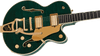 Gretsch Broadkaster Jr. LX Figured Center Block with String-Thru Bigsby and Gold Hardware - Tropic Aura - 6