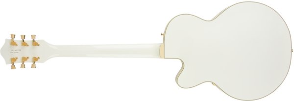 Gretsch G6659TG Players Edition Broadkaster Jr. Center Block Single-Cut with String-Thru Bigsby and Gold Hardware Ebony Fingerboard Vintage White
