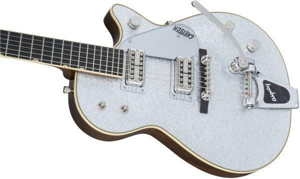 Gretsch G6129T-59 Vintage Select '59 Silver Jet with Bigsby - Silver Sparkle - 7