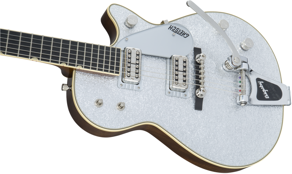 Gretsch G6129T-59 Vintage Select '59 Silver Jet with Bigsby - Silver Sparkle - 7