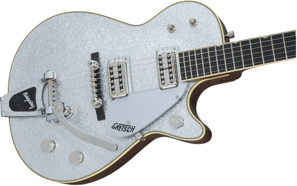 Gretsch G6129T-59 Vintage Select '59 Silver Jet with Bigsby - Silver Sparkle - 6