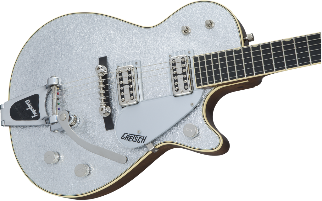 Gretsch G6129T-59 Vintage Select '59 Silver Jet with Bigsby - Silver Sparkle - 6