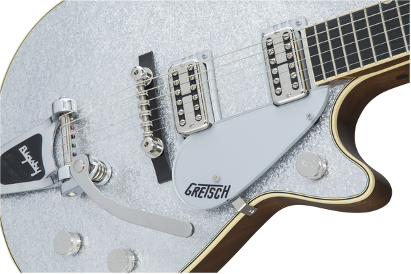 Gretsch G6129T-59 Vintage Select '59 Silver Jet with Bigsby - Silver Sparkle - 4
