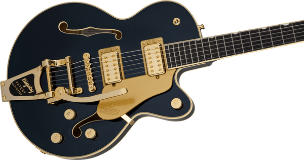 Gretsch Broadkaster Jr. LX Center Block with String-Thru Bigsby and Gold Hardware - Midnight Sapphire - 5