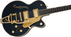 Gretsch Broadkaster Jr. LX Center Block with String-Thru Bigsby and Gold Hardware - Midnight Sapphire - 5