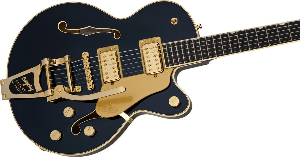 Gretsch Broadkaster Jr. LX Center Block with String-Thru Bigsby and Gold Hardware - Midnight Sapphire - 5