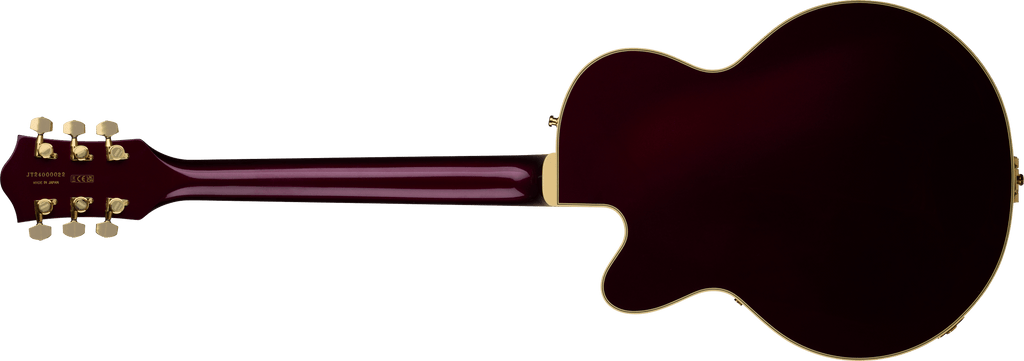 Gretsch Broadkaster Jr. LX Center Block with String-Thru Bigsby and Gold Hardware - Blackberry - 3