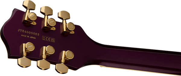 Gretsch Broadkaster Jr. LX Center Block with String-Thru Bigsby and Gold Hardware - Blackberry - 7