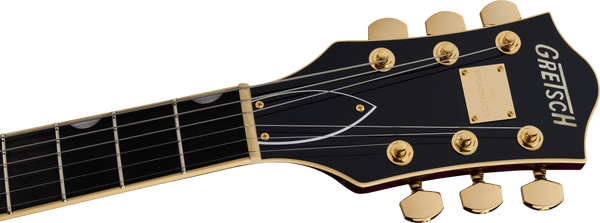 Gretsch Broadkaster Jr. LX Center Block with String-Thru Bigsby and Gold Hardware - Blackberry - 6