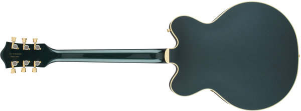 Gretsch G6609TG Players Edition Broadkaster Center Block Double-Cut with String-Thru Bigsby and Gold Hardware USA Full'Tron Pickups Cadillac Green