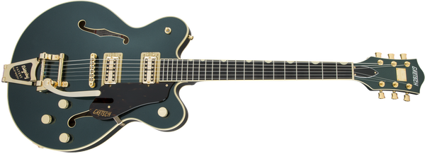 Gretsch G6609TG Players Edition Broadkaster Center Block Double-Cut with String-Thru Bigsby and Gold Hardware USA Full'Tron Pickups Cadillac Green