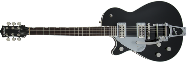Gretsch G6128TLH Players Edition Jet FT with Bigsby Left-Handed Rosewood Fingerboard Black