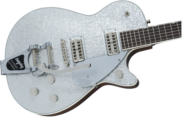Gretsch G6129T Players Edition Jet FT with Bigsby Rosewood Fingerboard Silver Sparkle