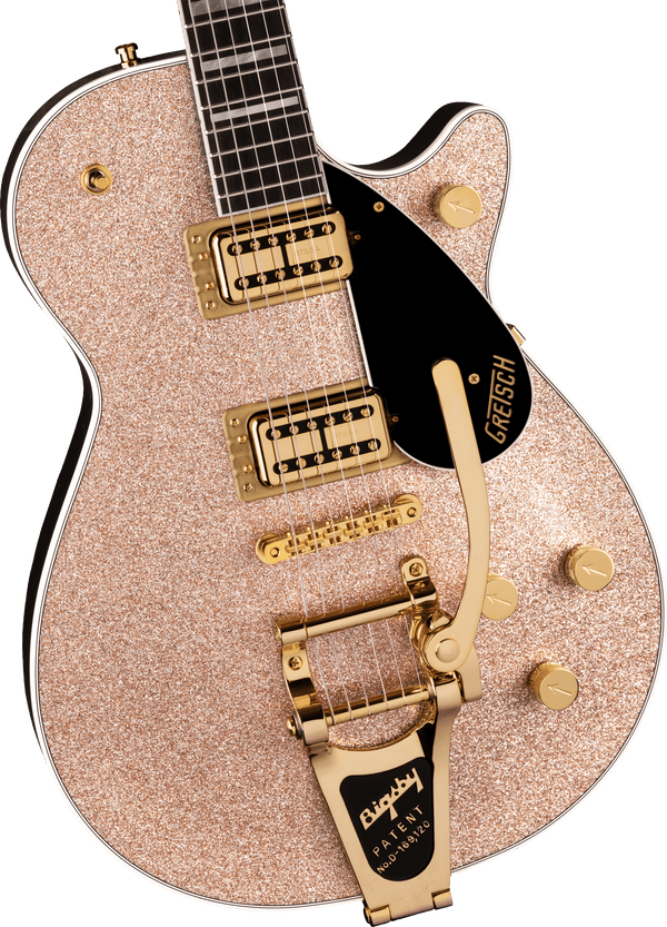 Gretsch G6229TG Limited Edition Players Edition Sparkle Jet BT with Bigsby and Gold Hardware Ebony Fingerboard Champagne Sparkle