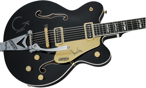 Gretsch G6120TB-DE Duane Eddy 6-String Bass Ebony Fingerboard Black Pearl
