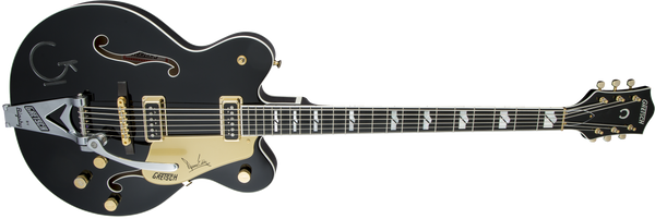 Gretsch G6120TB-DE Duane Eddy 6-String Bass Ebony Fingerboard Black Pearl