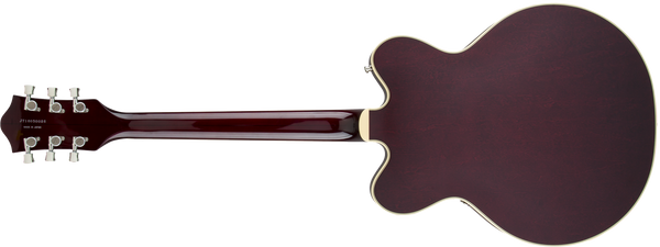 Gretsch G6609 Players Edition Broadkaster Center Block Double-Cut with V-Stoptail USA Full'Tron Pickups Dark Cherry Stain