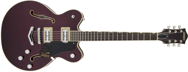 Gretsch G6609 Players Edition Broadkaster Center Block Double-Cut with V-Stoptail USA Full'Tron Pickups Dark Cherry Stain