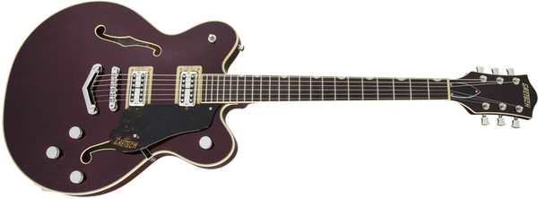 Gretsch G6609 Players Edition Broadkaster Center Block Double-Cut with V-Stoptail USA Full'Tron Pickups Dark Cherry Stain