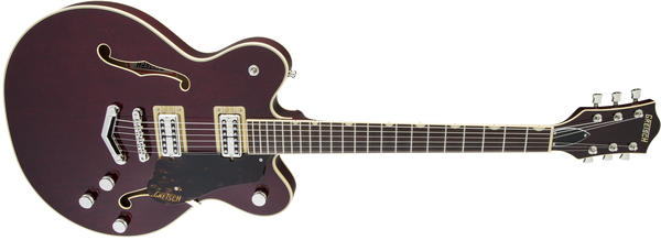 Gretsch G6609 Players Edition Broadkaster Center Block Double-Cut with V-Stoptail USA Full'Tron Pickups Dark Cherry Stain