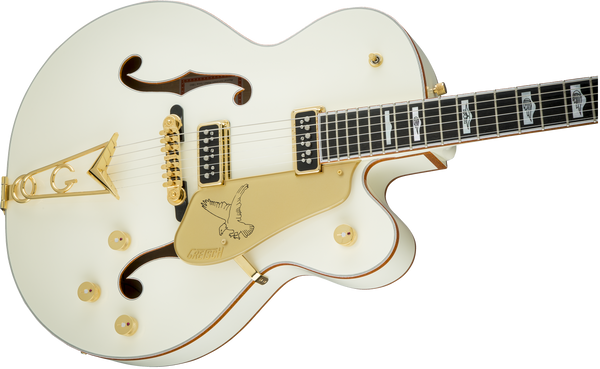Gretsch G6136-55 Vintage Select Edition '55 Falcon Hollow Body with Cadillac Tailpiece - White Lacquer - Body