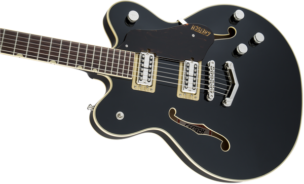 Gretsch G6609 Players Edition Broadkaster Center Block Double-Cut with V-Stoptail USA Full'Tron Pickups Black