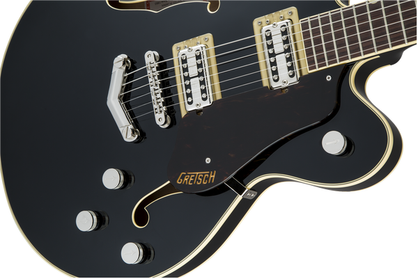 Gretsch G6609 Players Edition Broadkaster Center Block Double-Cut with V-Stoptail USA Full'Tron Pickups Black