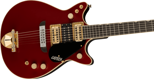 Gretsch G6131-MY-RB Limited Edition Malcolm Young Signature Jet Ebony Fingerboard Vintage Firebird Red