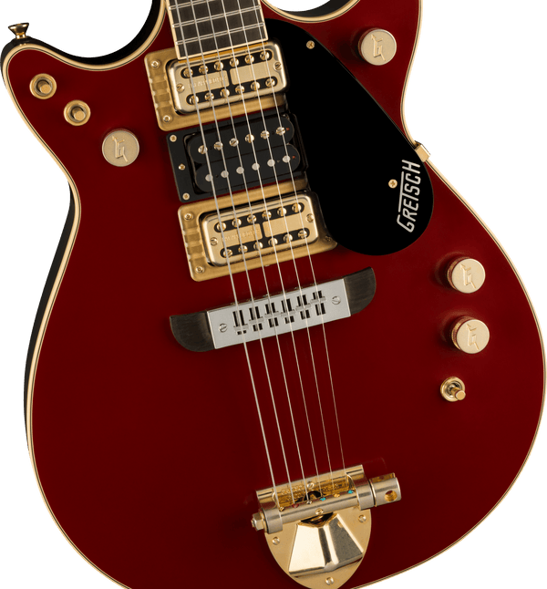 Gretsch G6131-MY-RB Limited Edition Malcolm Young Signature Jet Ebony Fingerboard Vintage Firebird Red