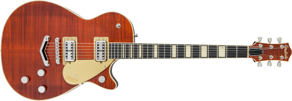 Gretsch G6228FM Players Edition Jet BT with V-Stoptail and Flame Maple Ebony Fingerboard Bourbon Stain