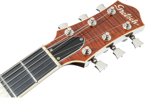 Gretsch G6228FM Players Edition Jet BT with V-Stoptail and Flame Maple Ebony Fingerboard Bourbon Stain
