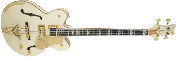 Gretsch G6136B-TP Tom Petersson Signature 4-String Bass - Aged White - 4