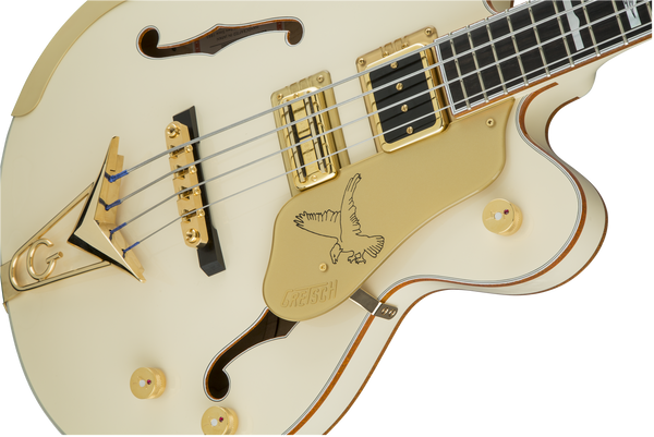 Gretsch G6136B-TP Tom Petersson Signature 4-String Bass - Aged White - 6